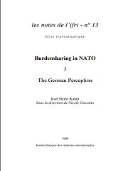 Burdensharing in NATO : 3.- The German Perception  N°13