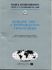 Europe 1992 : l'intégration financière