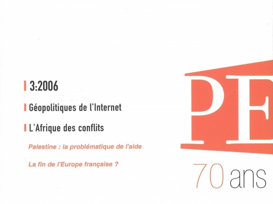 PE 3-2006  Géoplitiques de l'Internet   L'Afrique des conflits