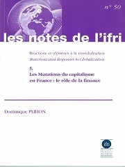 Produit Les mutations du capitalisme en France :le role de la finance  N°50 Image