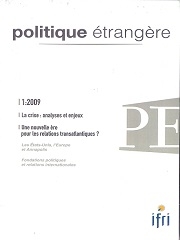 Produit PE 1-2009 La crise : analyses et enjeux Image