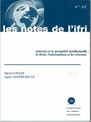 Produit Internet et la propriété intellectuelle :le droit, L'information et les réseaux  N°42 Image