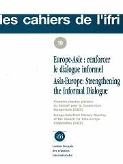 Produit Europe-Asie : renforcer le dialogue informel / Asia-europe : Strengthening the Informal Dialogue  N°19 Image