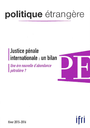 Produit PE 4-2015 Justice pénale internationnale : un bilan Image