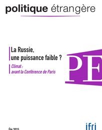 Produit PE 2-2015 La Russie,  une puissance faible ? Image