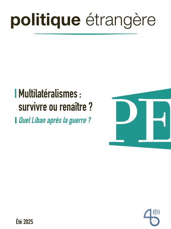 Produit PE 2-2025 Multilatéralismes : survivre ou renaître ? Image